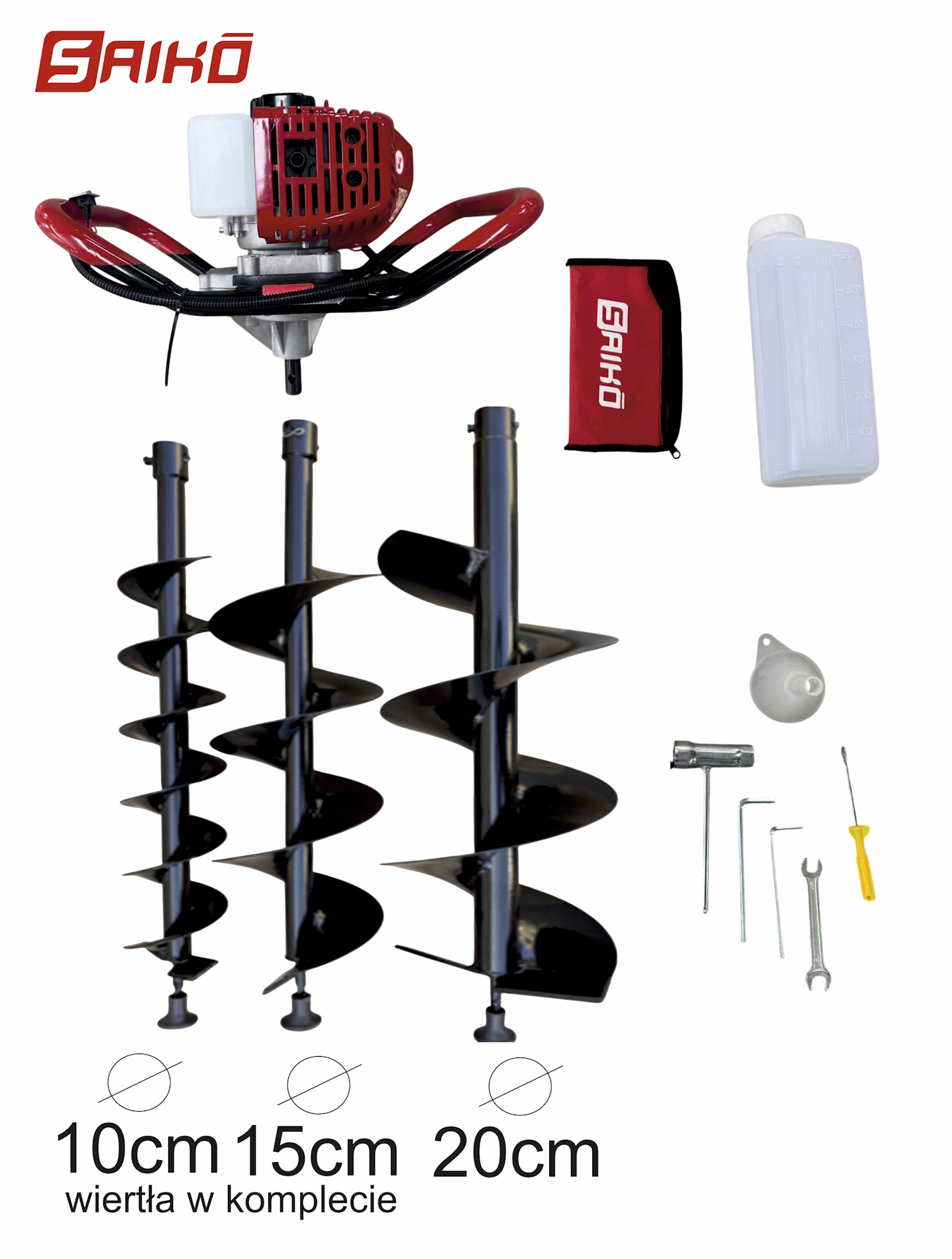 WIERTNICA GLEBOWA SW52 SAIKO 2,2KM WIERTŁA 80x10/15/20CM