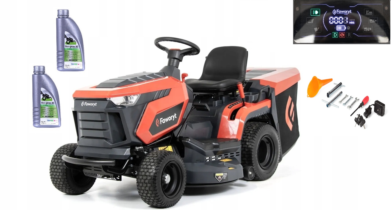 Traktorek ogrodowy FAWORYT PRO TR102 HVE 2 cylindry 17KM 102cm