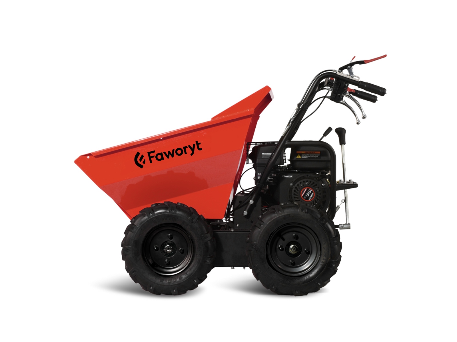 Transporter spalinowy Faworyt AWS300 300 kg Loncin 196cm3 wozidło budowlane