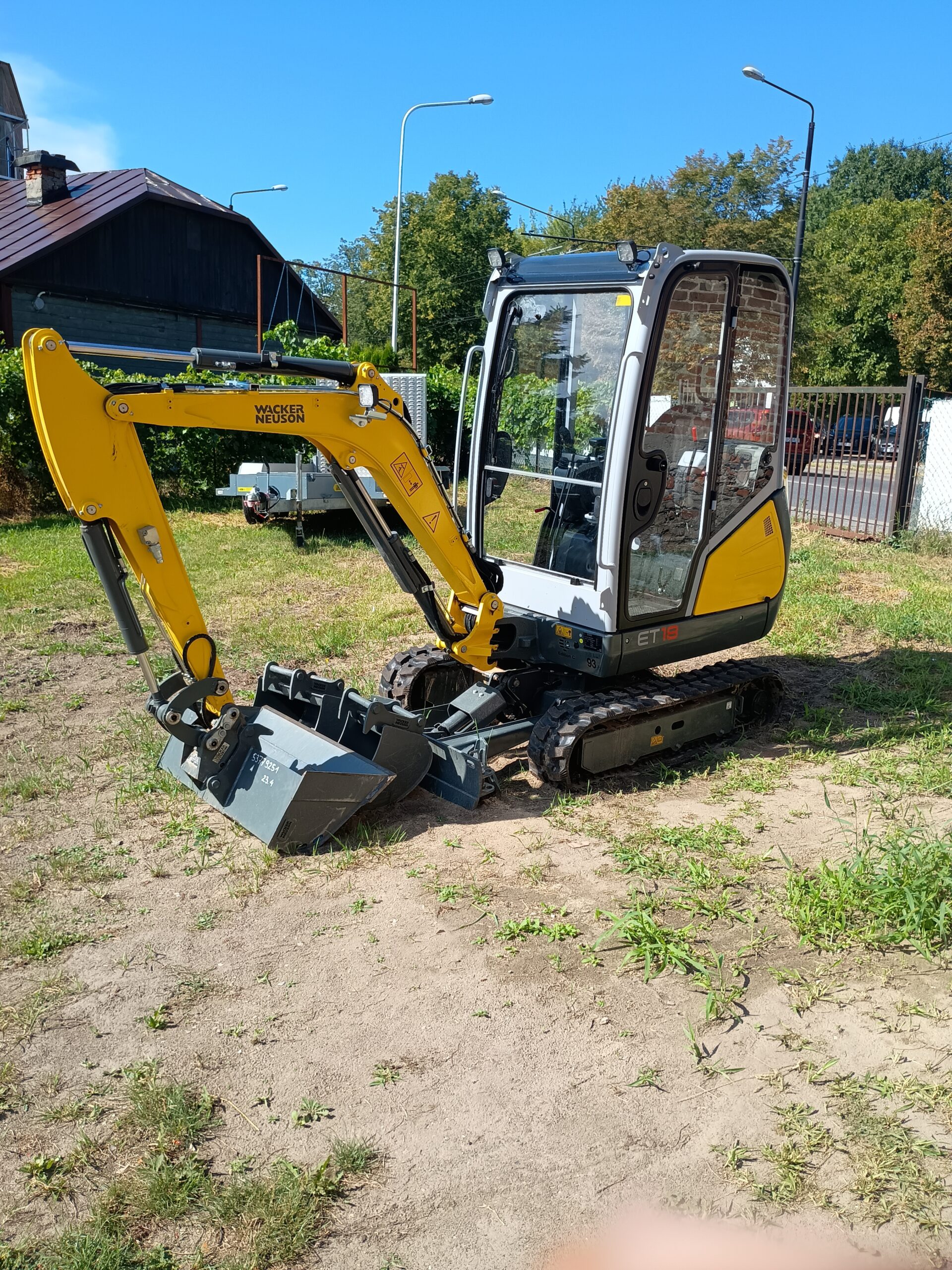 Minikoparka Wacker ET18 wynajem